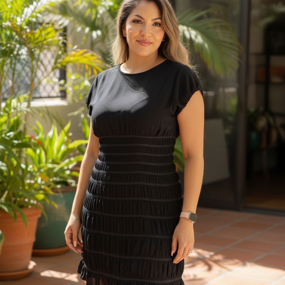 Alaia Black Midi Dress